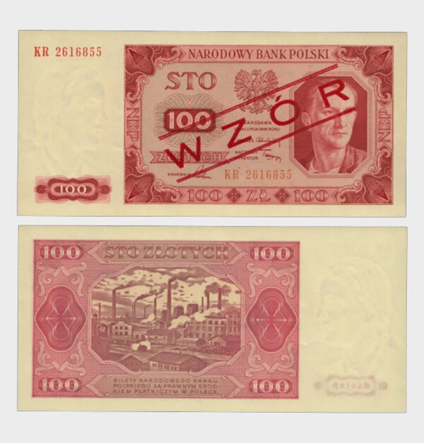 1948 - 100 Zlotych - WZOR