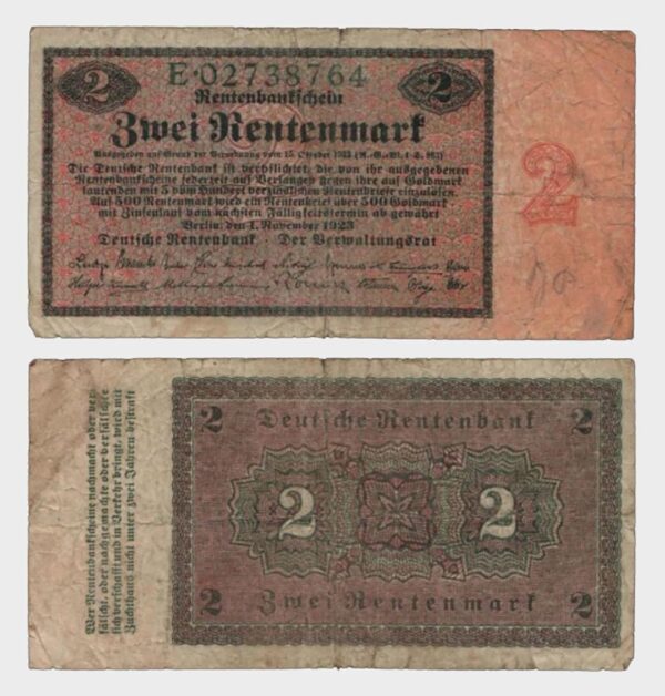 1923 - 2 Rentenmark