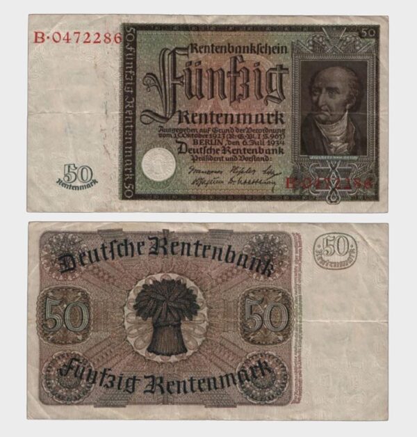 1934 - 50 Rentenmark