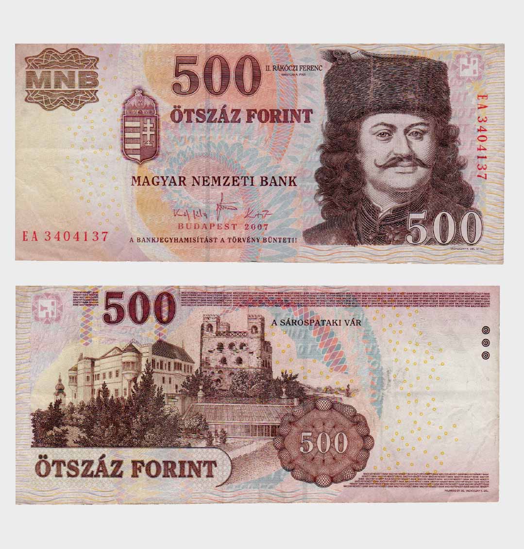 #ED2820 - Hungary 2007 - 500 Forint - Image 1