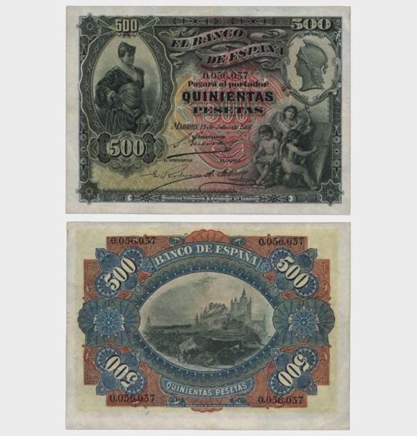 1907 - 500 Pesetas