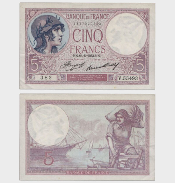 1933 - 5 Francs