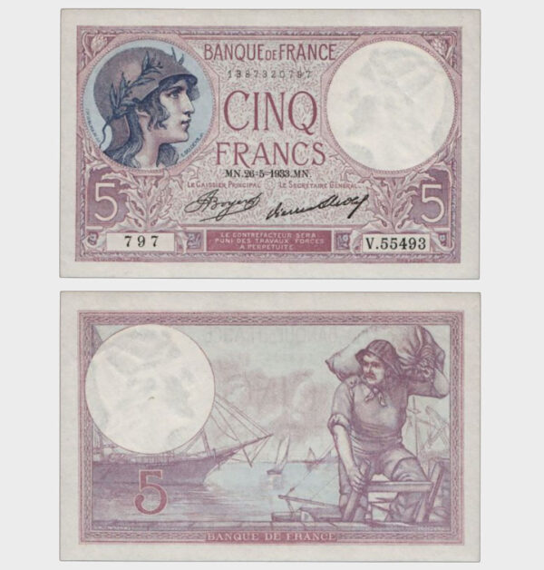 1933 - 5 Francs