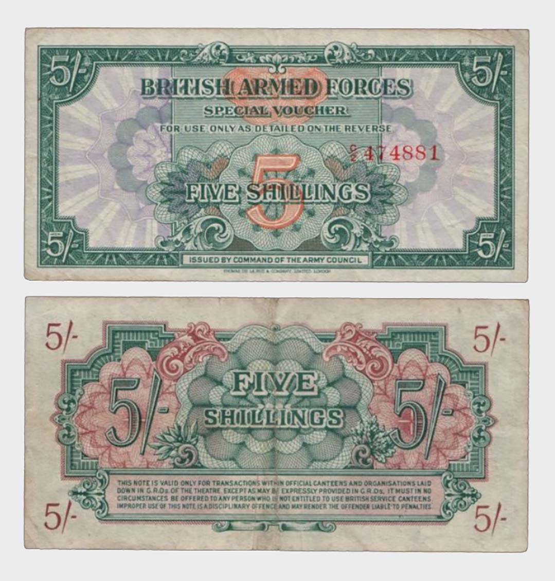 #CO3211 - United Kingdom 1946 - 5 Shillings - Image 1