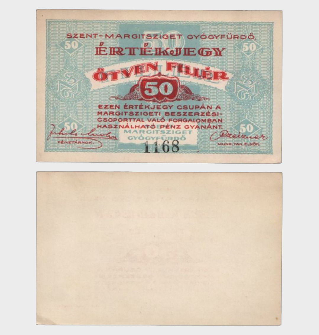 #CO3361 - Hungary 1919 - 50 Filler - Image 1