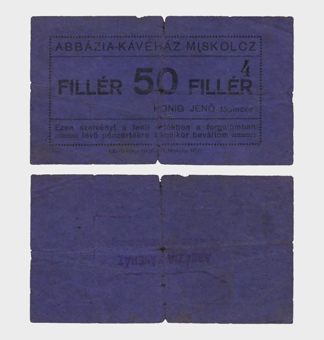 #CO3376 - Hungary 191? - 50 Filler - Image 1