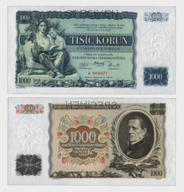 1934 - 1000 Korun