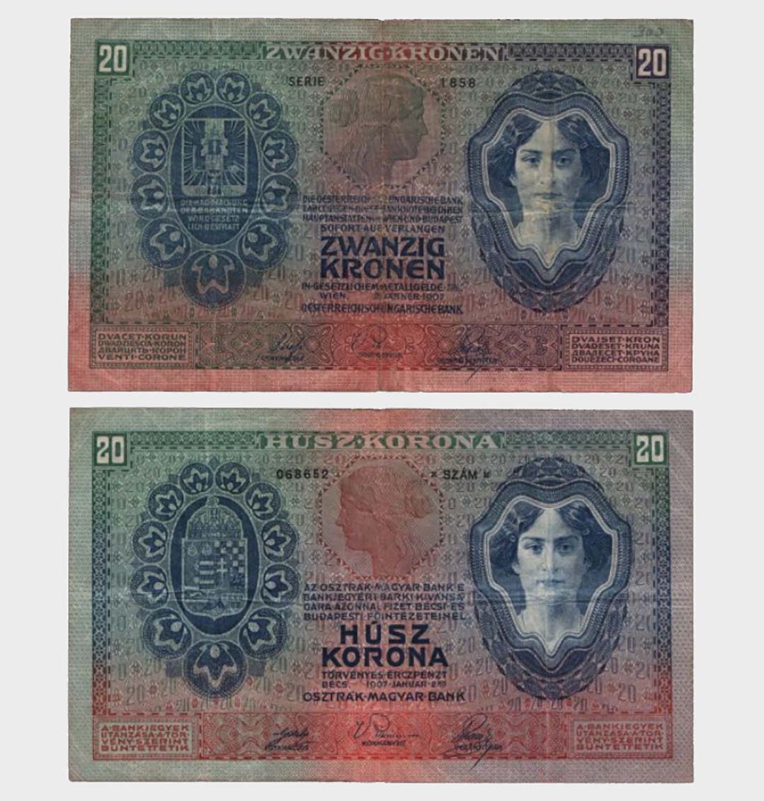 #CO3683 - Austria 1907 - 20 Kronen - Image 1