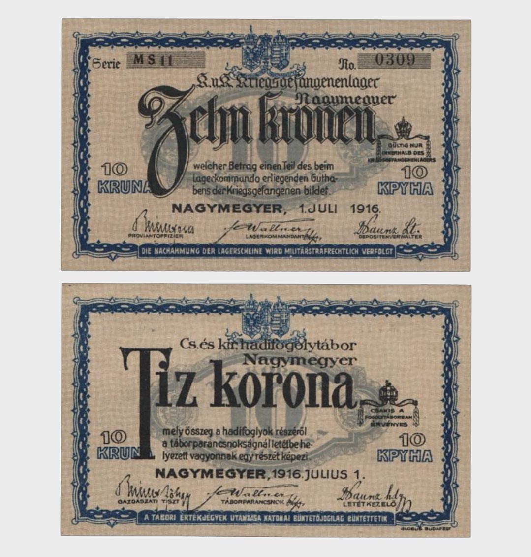 #CO3877 - Austria and Austro-Hungary 1916 - 10 Kronen - Image 1