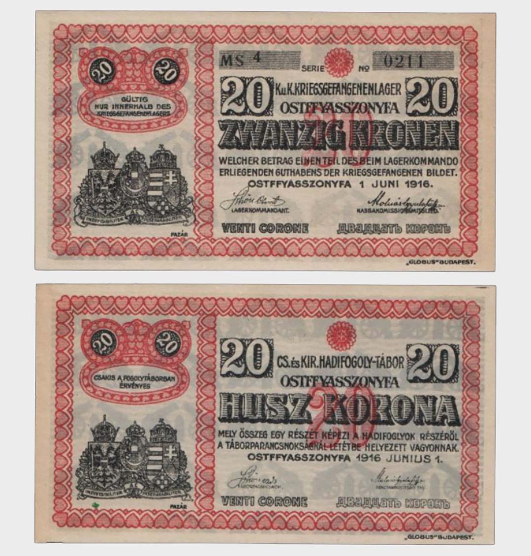 #CO3880 - Austria and Austro-Hungary 1916 - 20 Kronen - Image 1