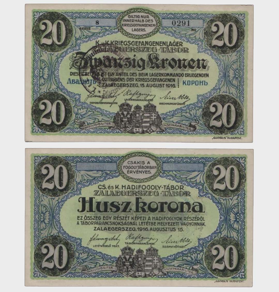 #CO3887 - Austria and Austro-Hungary 1916 - 20 Kronen - Image 1