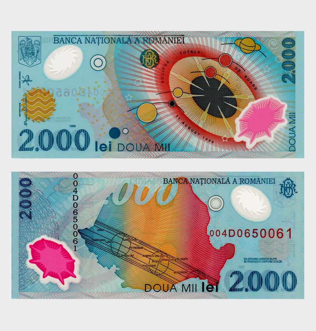 #ED3211 - Romania 1999 - 2000 Lei - Image 1