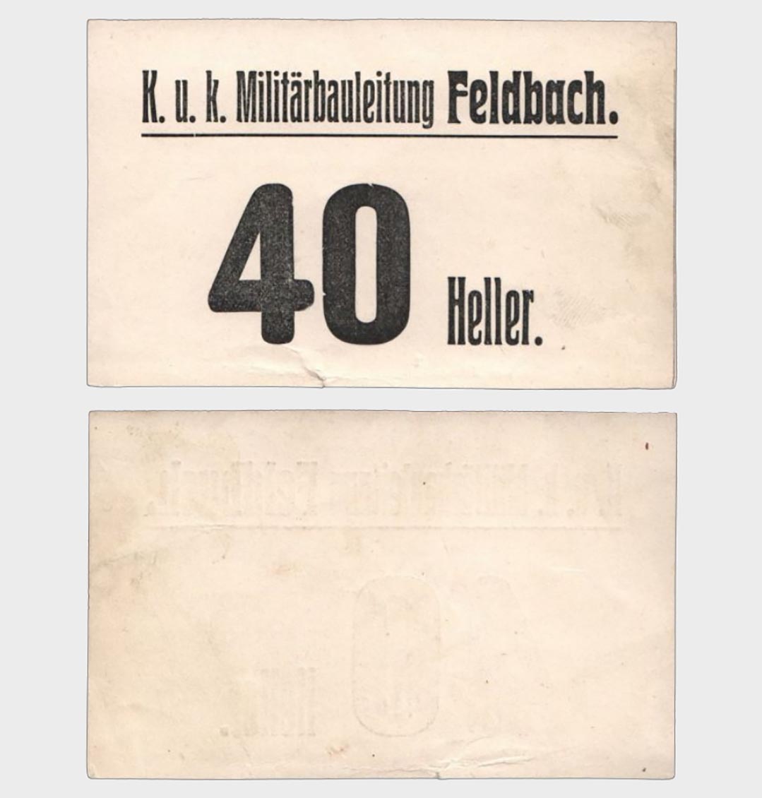 #CO4253 - POW Camp - Austro-Hungary - 1 191? - 40 Heller - Image 1