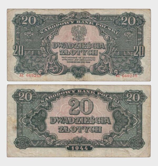 1944 - 20 Zlotych