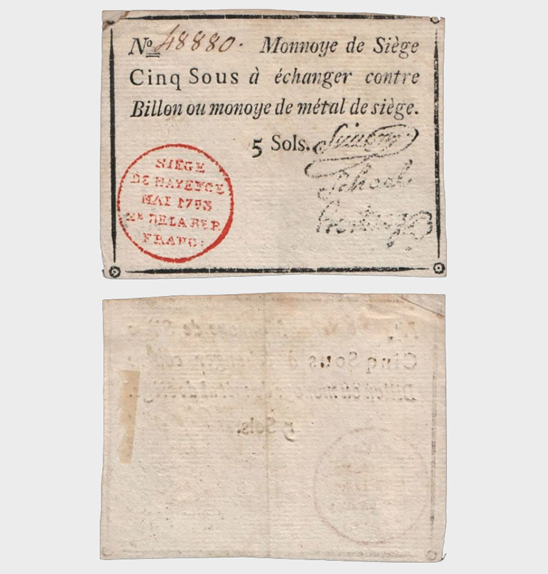 #CO4468 - Germany 1793 - 5 Sols - Image 1