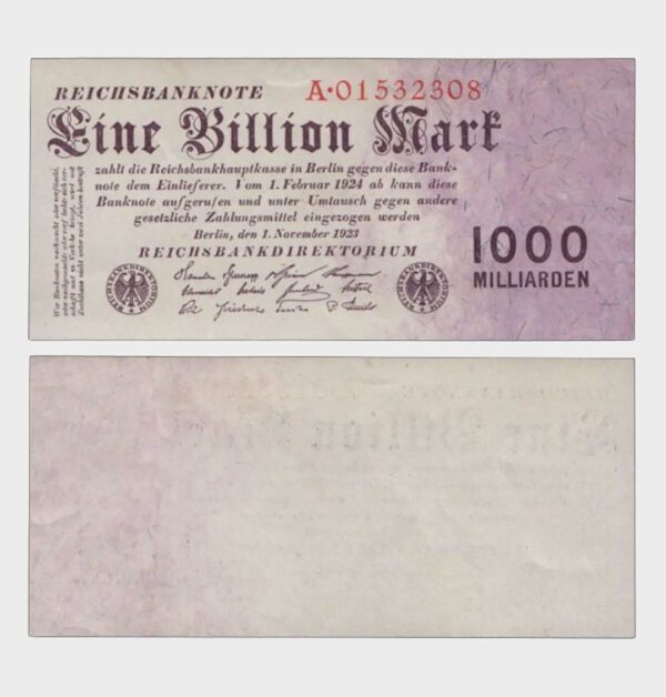 1923 - 1.000.000.000.000 Mark
