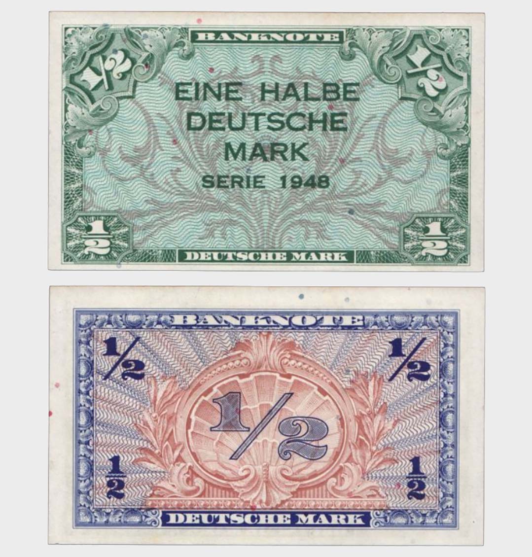 #CO4528 - Germany 1948 - 1/2 Mark - Image 1