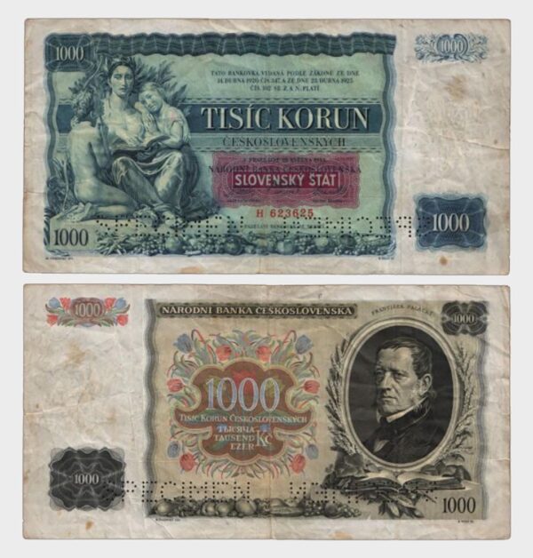 1934 - 1000 Korun - SPECIMEN