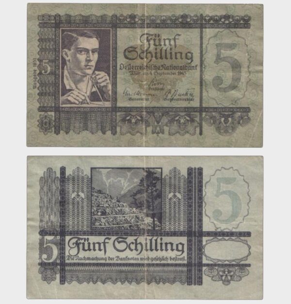1945 - 5 Schilling