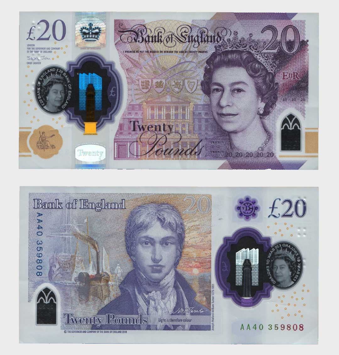 #CO4900 - England 2018 - 20 Pounds - Image 1