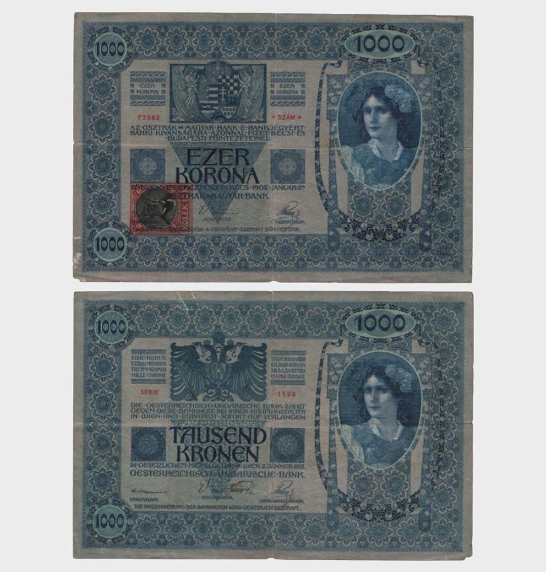 #CO4965 - Czechoslovakia 1902 (1919) - 1000 Korun - Image 1