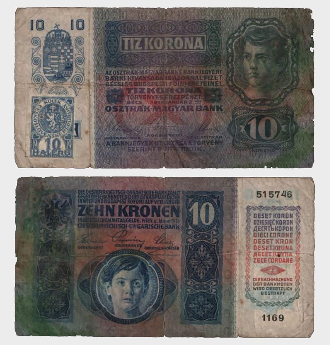 #CO4975 - Czechoslovakia 1915 (1919) - 10 Korun - Image 1