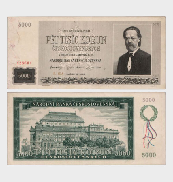 1945 - 5000 Korun