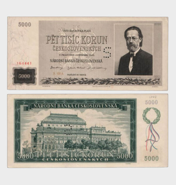 1945 - 5000 Korun - "S"