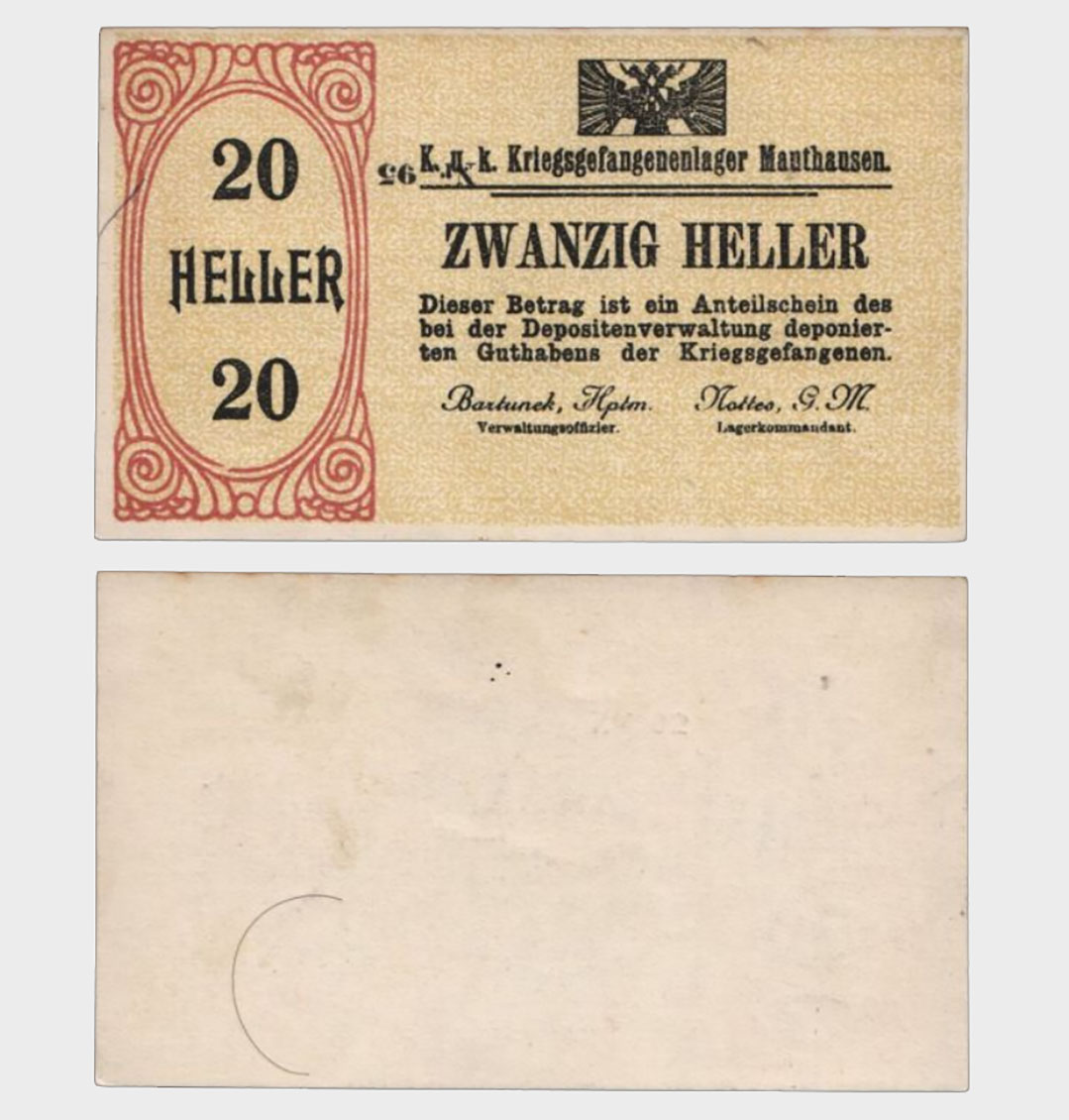 #CO5046 - Austria 1915 - 20 Heller - Image 1