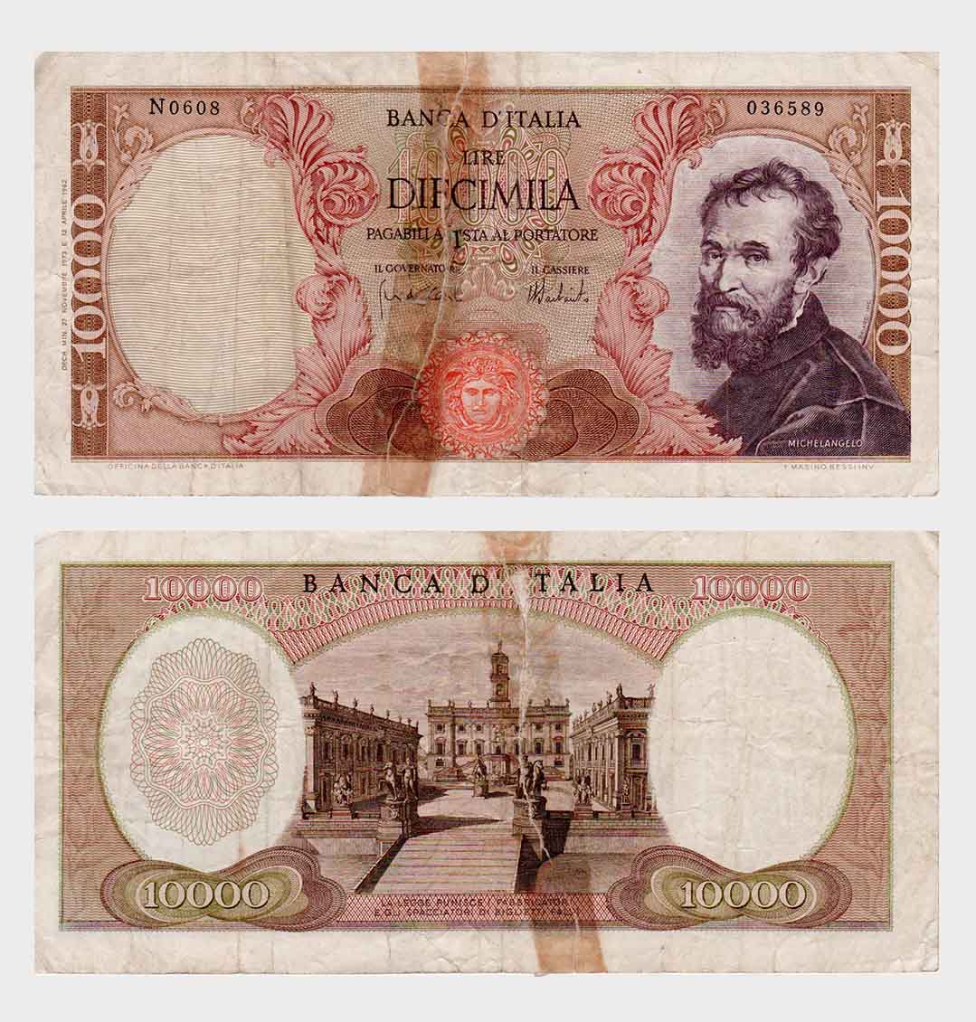 #ED3870 - Italy 1973 - 10.000 Lire - Image 1