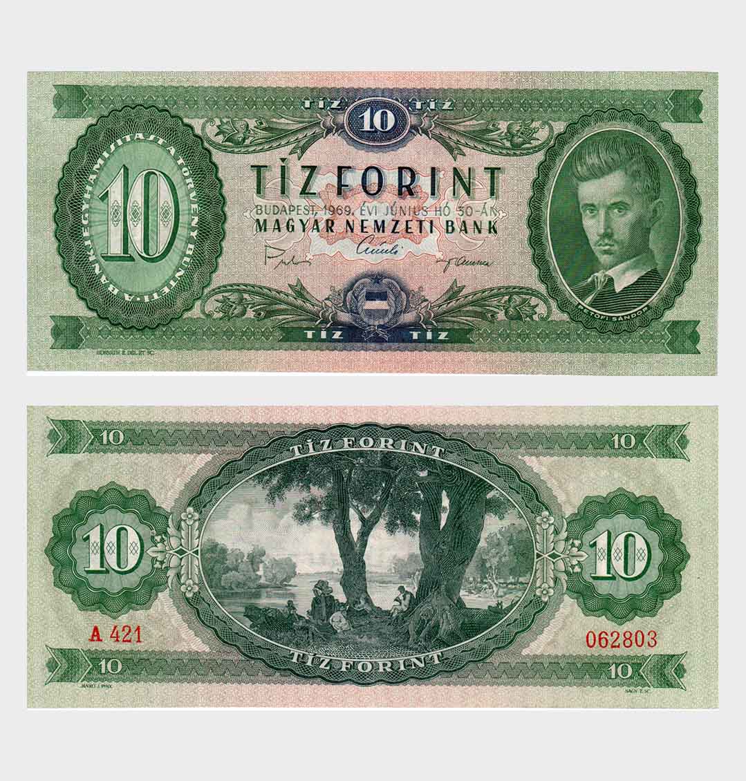 #ED4069 - Hungary 1969 - 10 Forint - Image 1