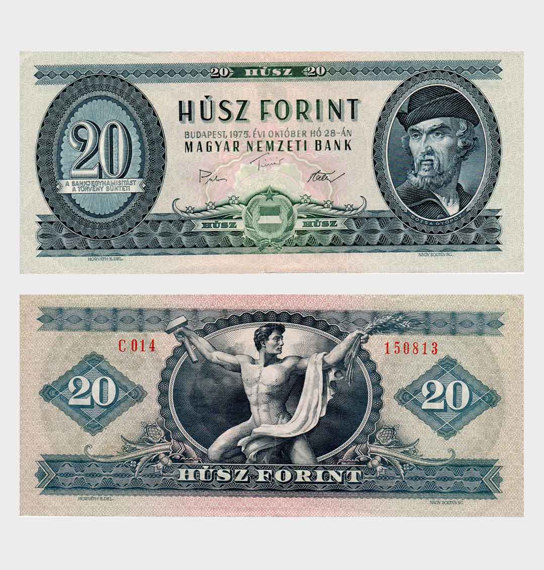 #ED4071 - Hungary 1975 - 20 Forint - Image 1
