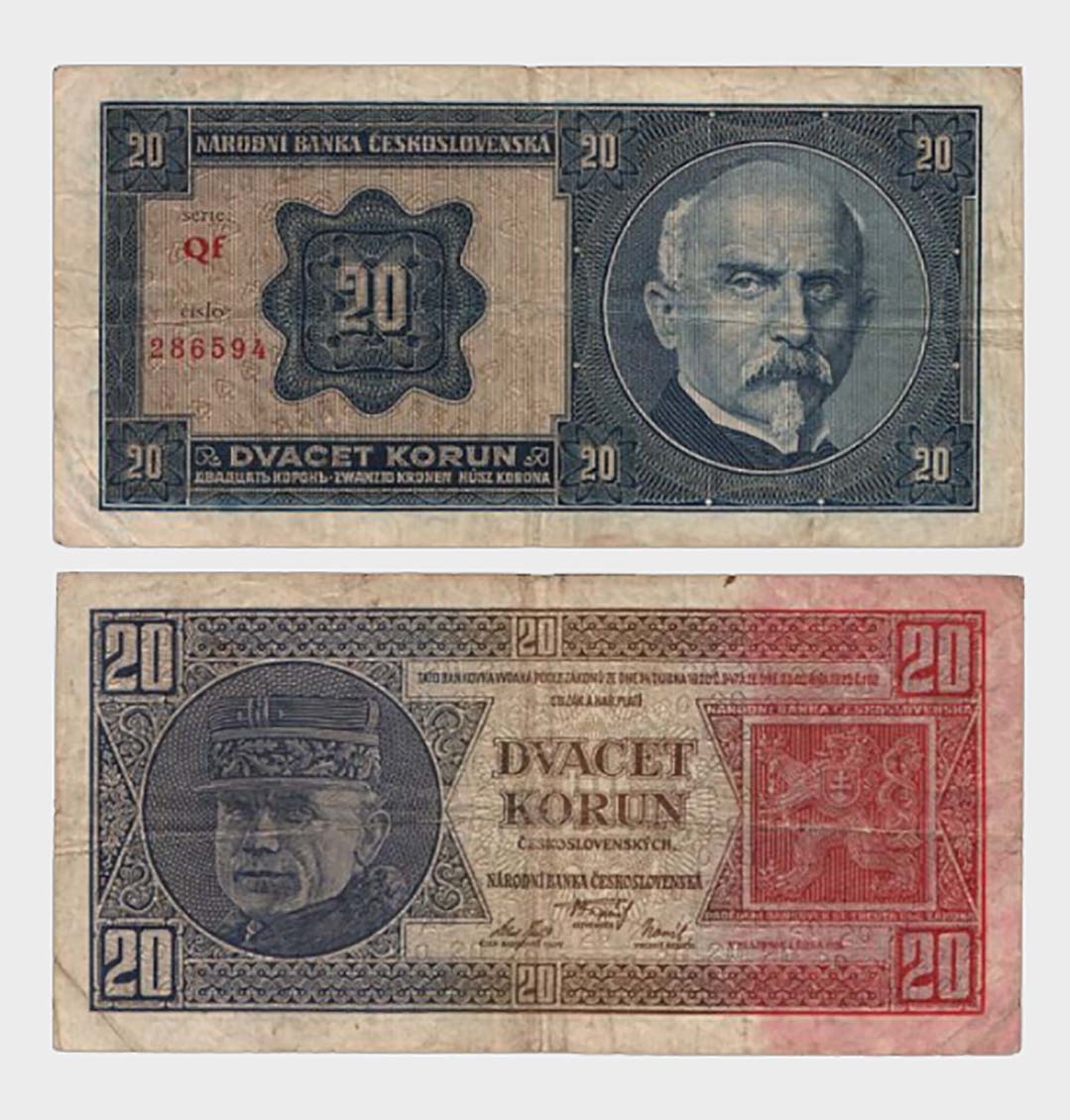 #CO5227 - Czechoslovakia 1926 - 20 Korun - Image 1