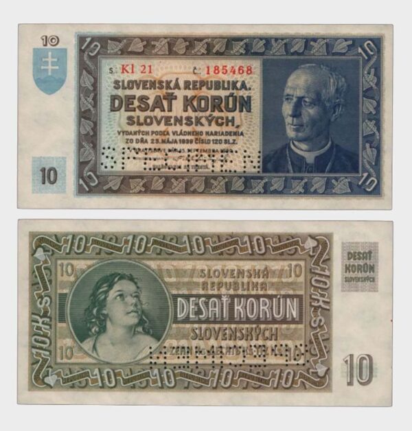 1939 - 10 Korun - SPECIMEN