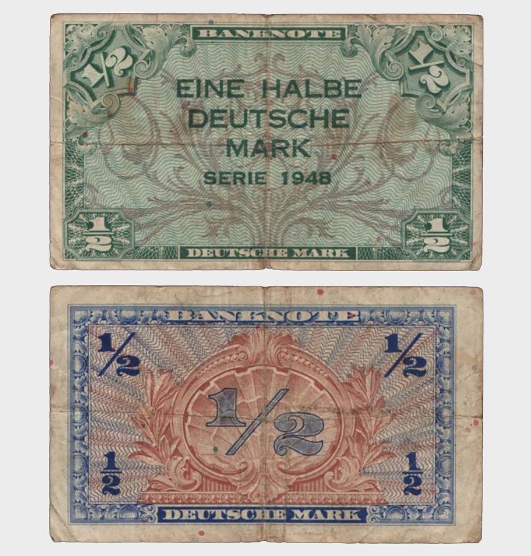 #CO5396 - Germany 1948 - 1/2 Mark - Image 1