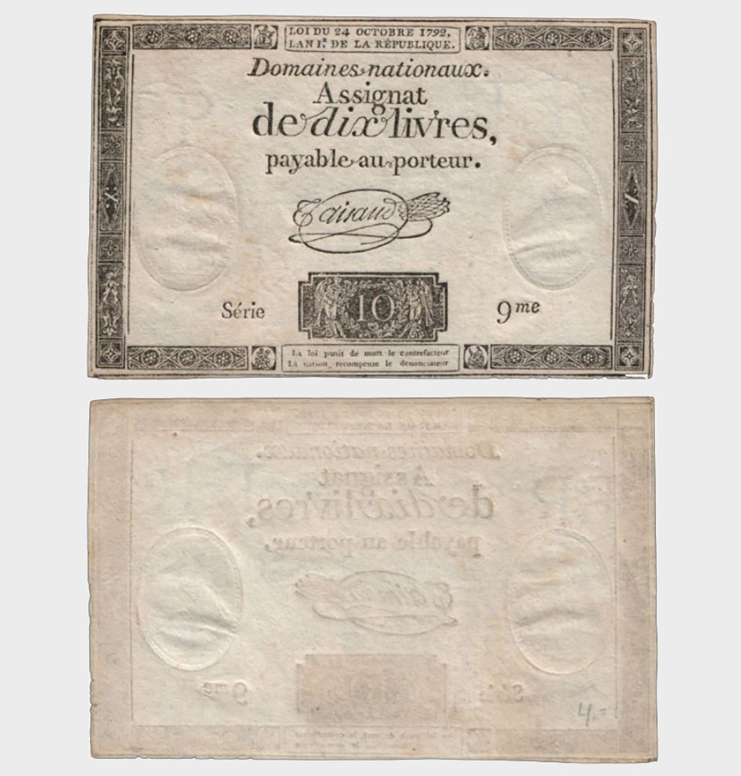 #CO5556 - France - 1 1792 - 10 Livres - Image 1