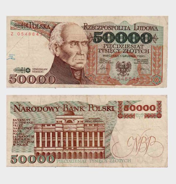 1989 - 50.000 Zlotych