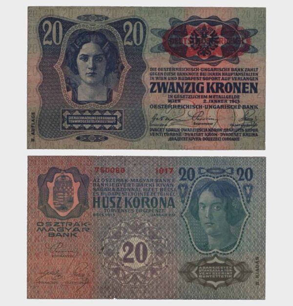 1913 (1919) - 20 Kronen