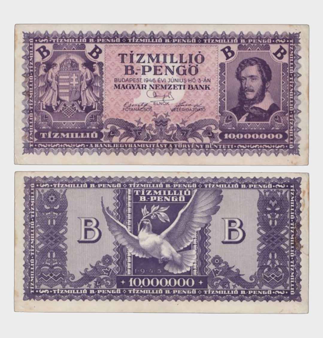 #CO5874 - Hungary 1946 - 10.000.000 B-Pengo - Image 1