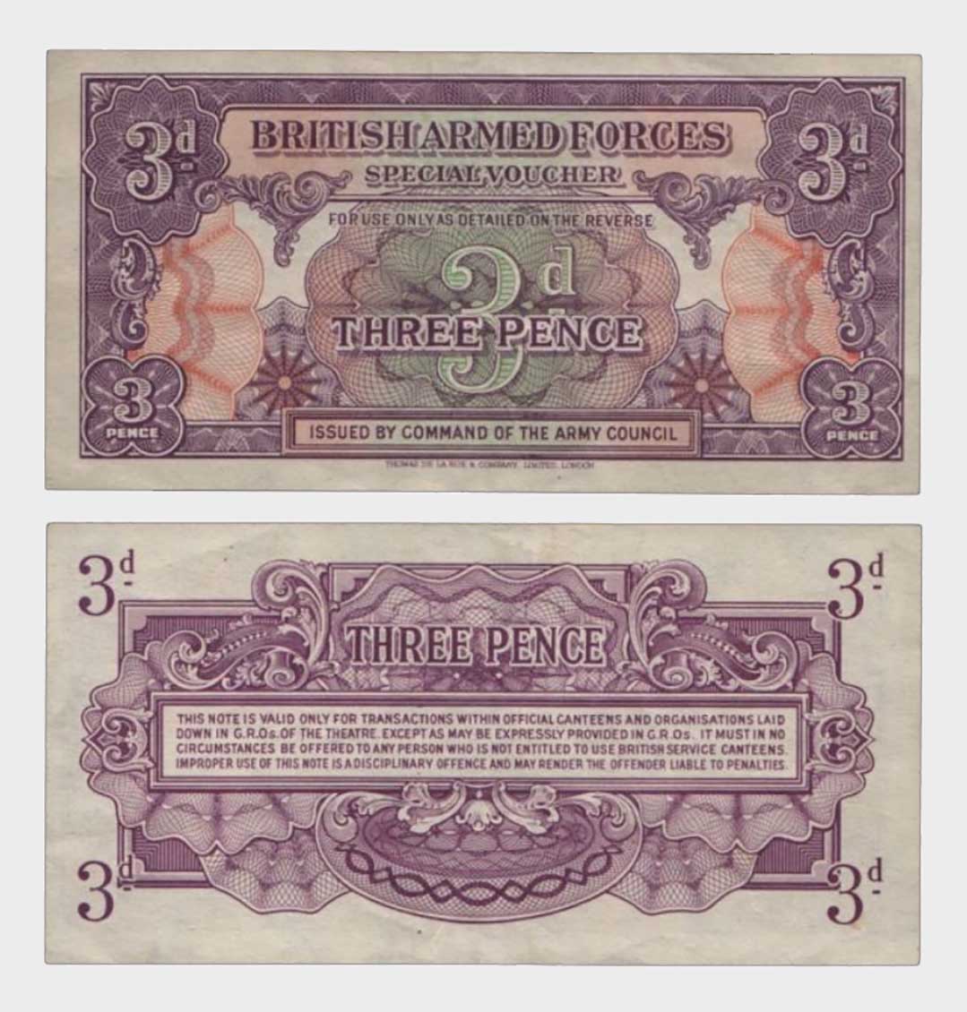 #CO5904 - United Kingdom 1946 - 3 Pence - Image 1