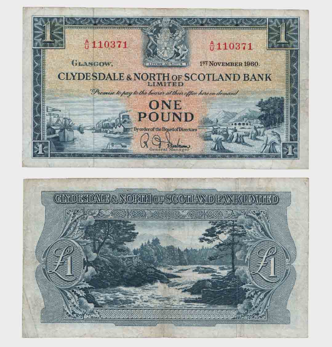 #CO6108 - Scotland 1960 - 1 Pound - Image 1