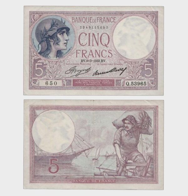 1933 - 5 Francs