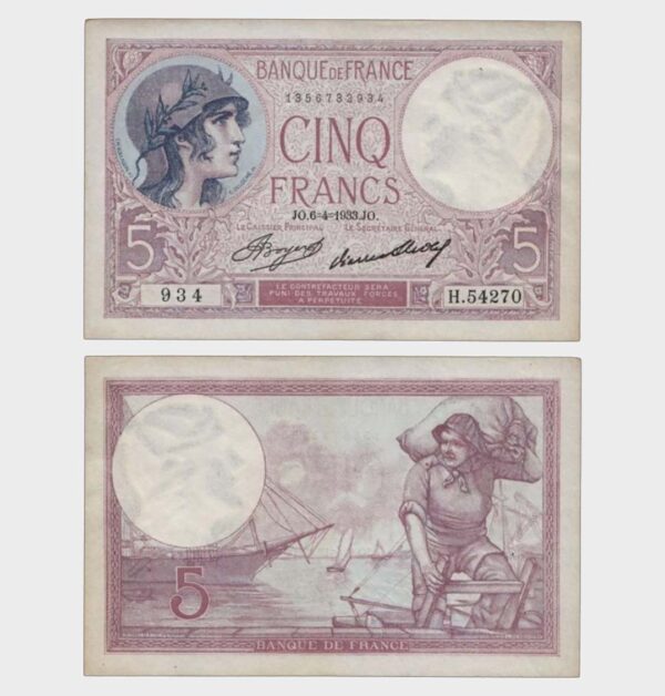 1933 - 5 Francs