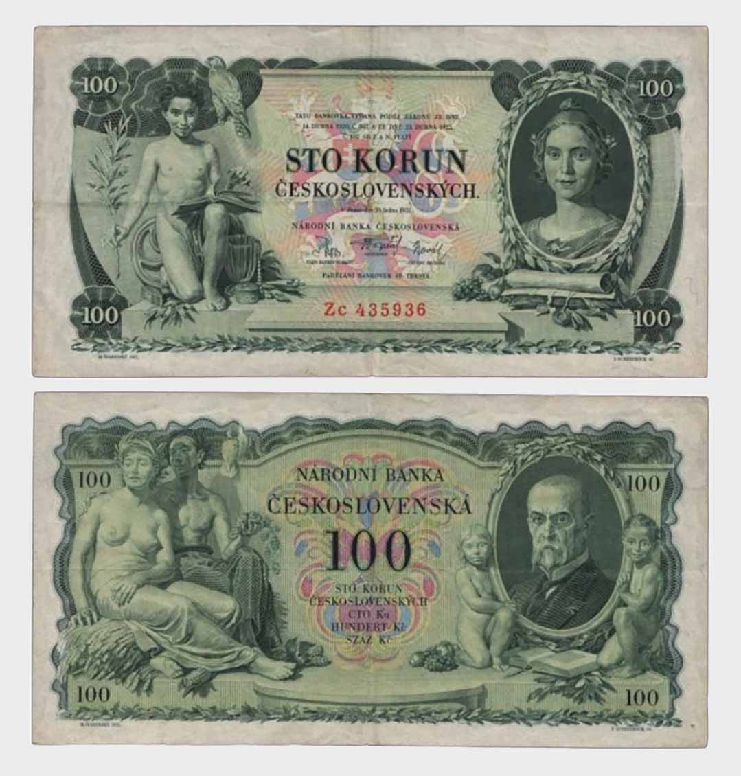 #CO6798 - Czechoslovakia 1931 - 100 Korun - Image 1