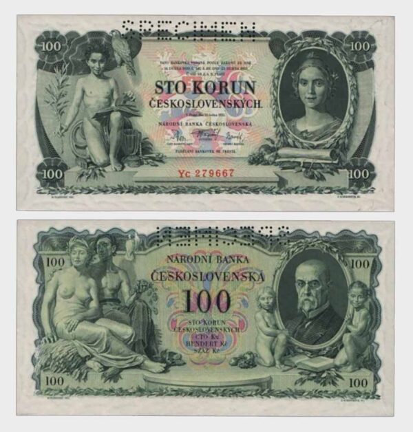1931 - 100 Korun - SPECIMEN