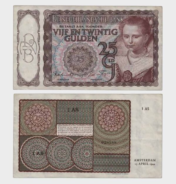 1944 - 25 Gulden