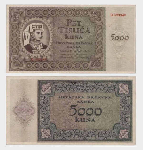 1943 - 5000 Kuna