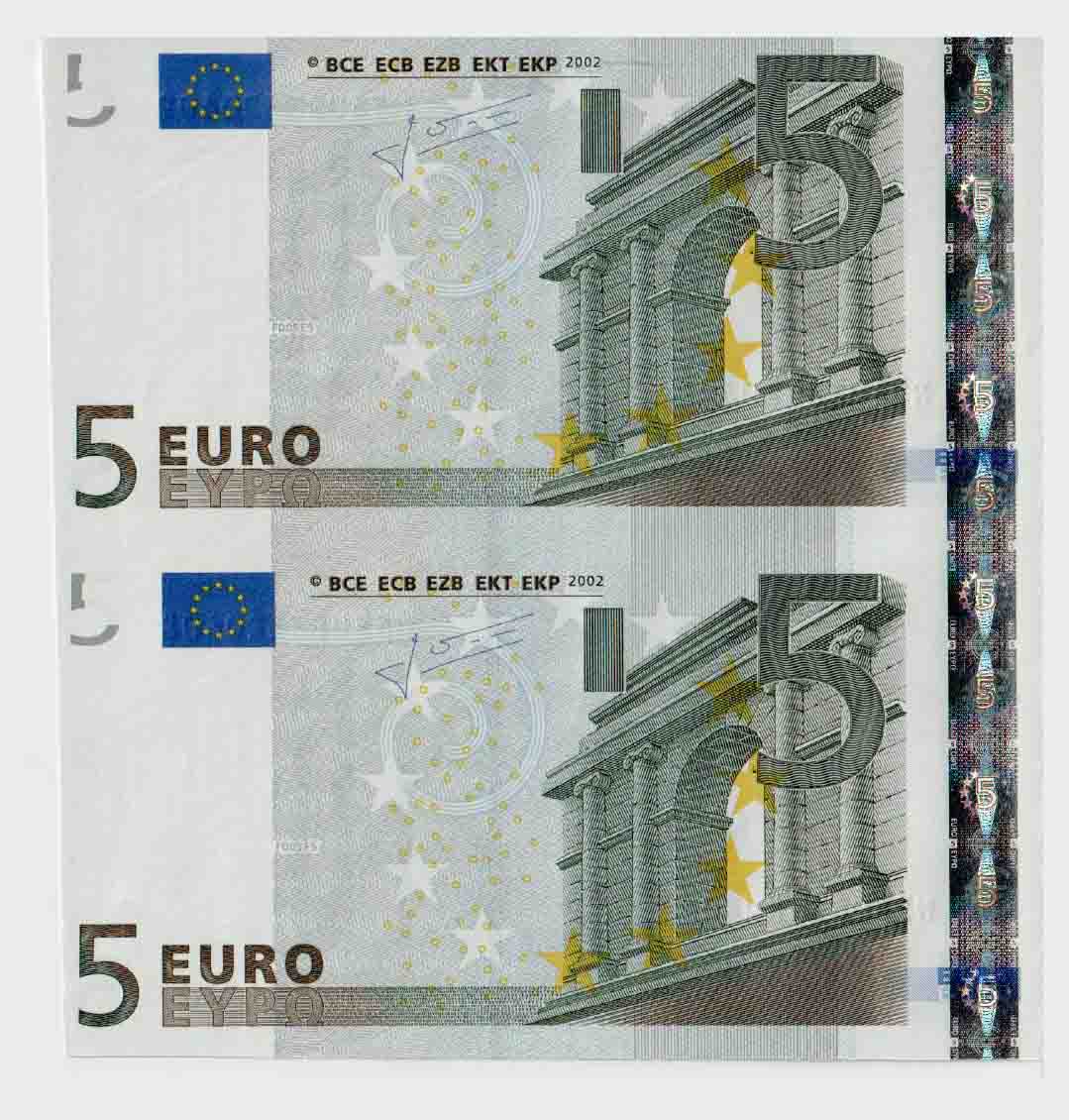 #ED5052 - Euro - 2 2002 - 2x 5€ - UNCUT - Image 1