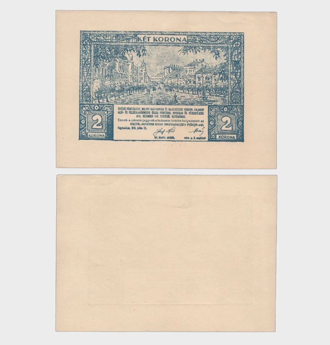 #CO7449 - Hungary 1919 - 2 Korona - Image 1