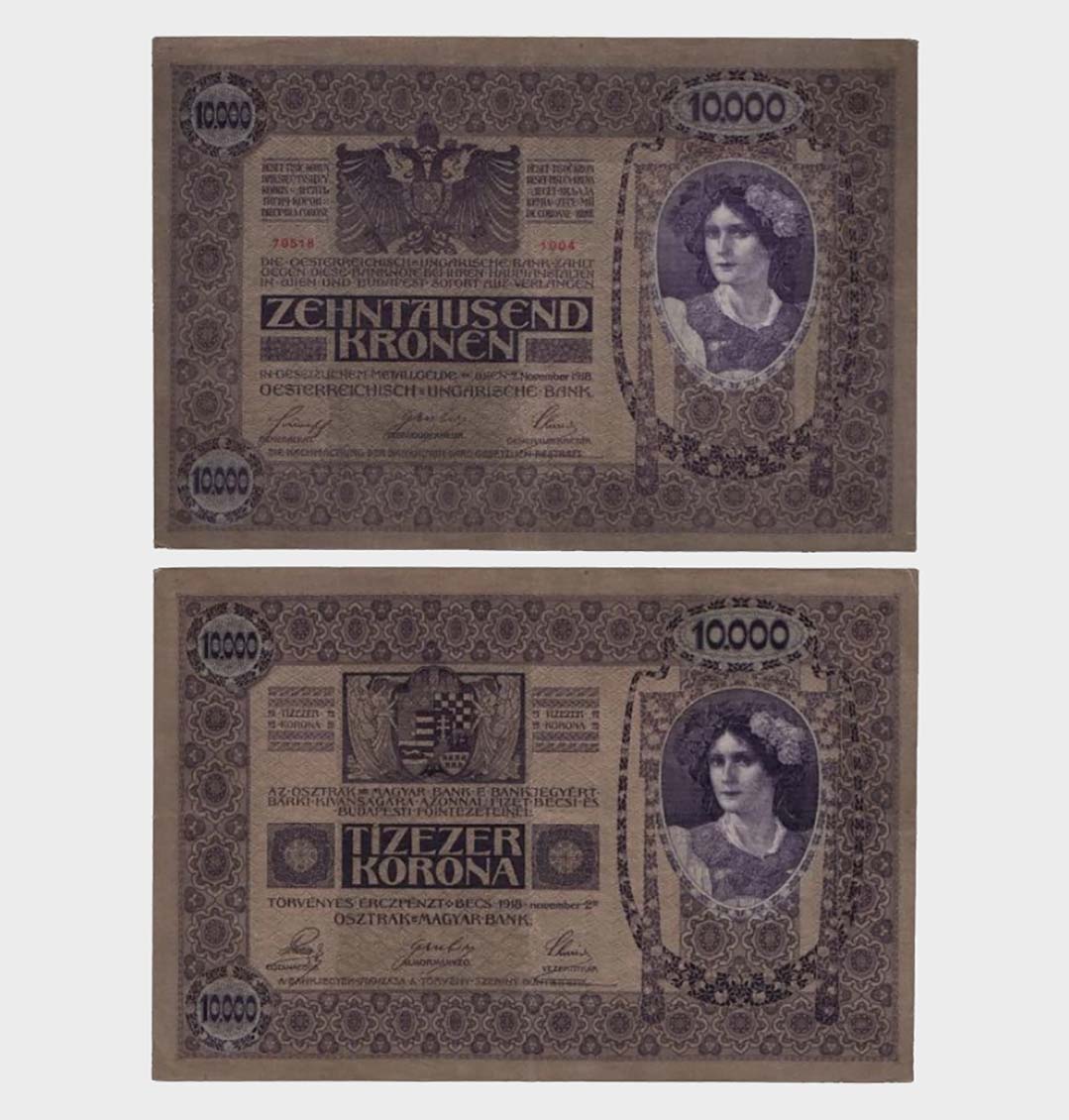 #CO7642 - Austria 1918 - 10.000 Kronen - Image 1